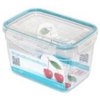 กล่องอาหารเหลี่ยม SAFE&amp;LOCK NEW1337 1.7 ลิตร  FOOD CONTAINER PP SQUARE 1.7L SAFE&amp;LOCK