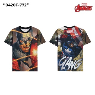 Marvel เสื้อลิขสิทธิ์แท้ 100% (ผ้าลื่น-สคูบ้า)