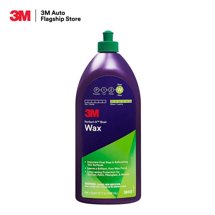 3M 36113 PERFECT-IT BOAT WAX น้ำยาแว็กซ์เงา 946 ml.