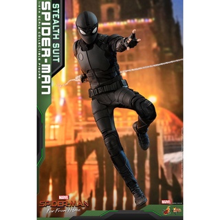 🕊️พร้อมส่ง ฟิกเกอร์ โมเดล ของสะสม Hot Toys MMS540 Spider-Man: Far From Home - Spider-Man (Stealth Suit)