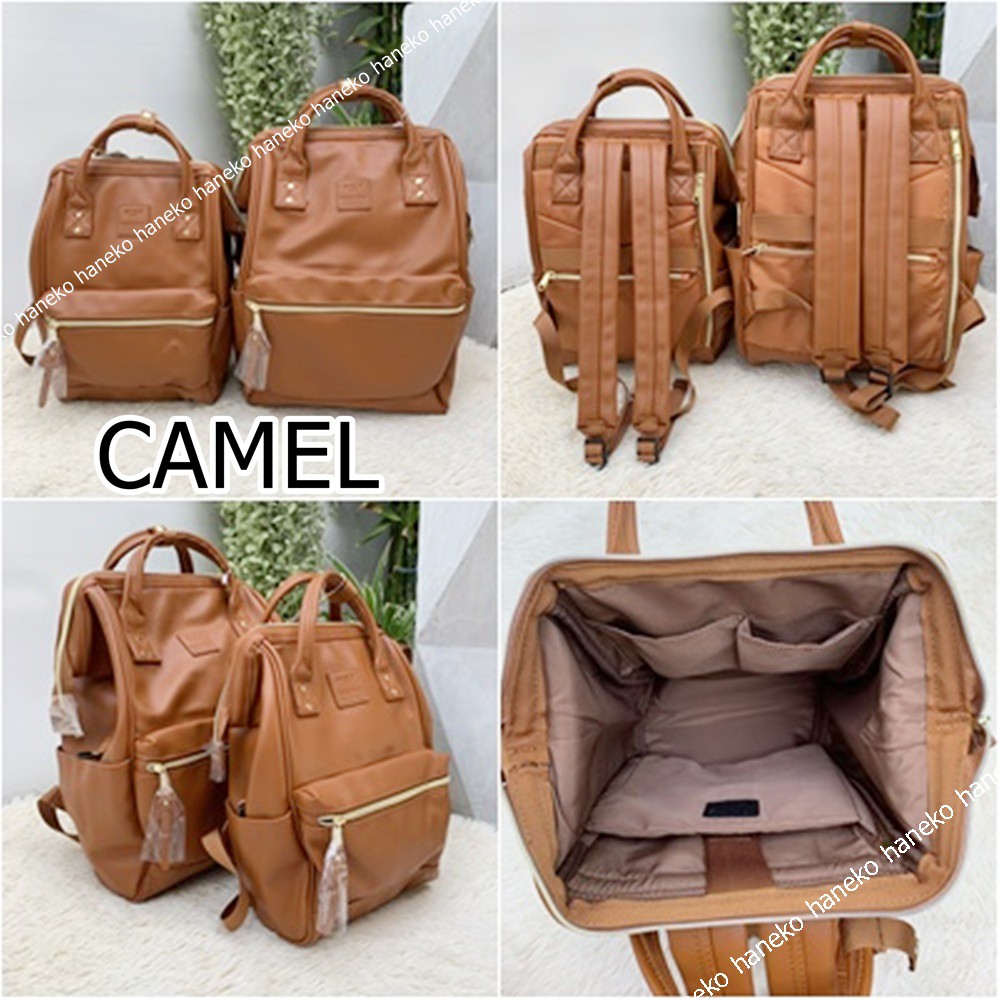 Anello แท้ 100 รุ่นหนัง PU Leather RETRO base backpack