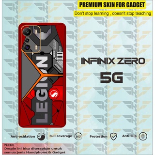 Garskin โทรศัพท์มือถือ INFINIX ZERO 5G LEGION RED 2 ชิ้น