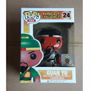 Funko pop Guan Yu Exclusive 24 ชุดเกราะเงิน หายาก ของแท้ พร้อมส่ง โมเดลเทพเจ้ากวนอู ฟิกเกอร์ สามก๊ก 