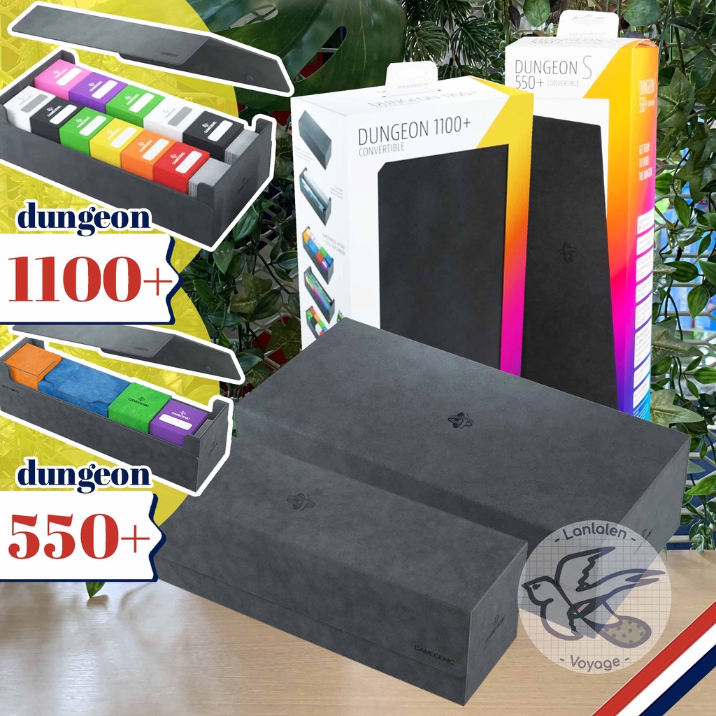 GAMEGENIC DUNGEON 1100+ / DUNGEON S 550+ กล่องใส่การ์ดสะสม การ์ดไอดอล [Accessories for Boardgame]