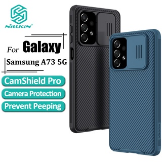 Nillkin CamShield Pro เคสโทรศัพท์ TPU PC กันกระแทก ปิดด้านหลังกล้อง หรูหรา สําหรับ Samsung Galaxy A73 5G