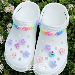 พร้อมส่ง💖 โซ่พาสเทลแบบเงา ตกแต่งรองเท้า crocs | jibbitz charm