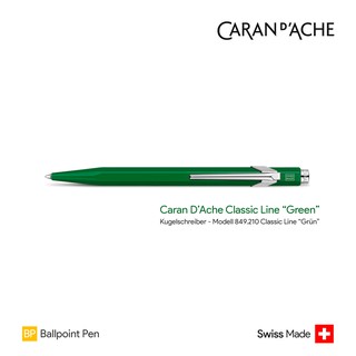 Caran DAche 849 Classic "Green" Ballpoint Pen - ปากกาลูกลื่นคารันดัช 849 รุ่นคลาสสิค สีเขียว