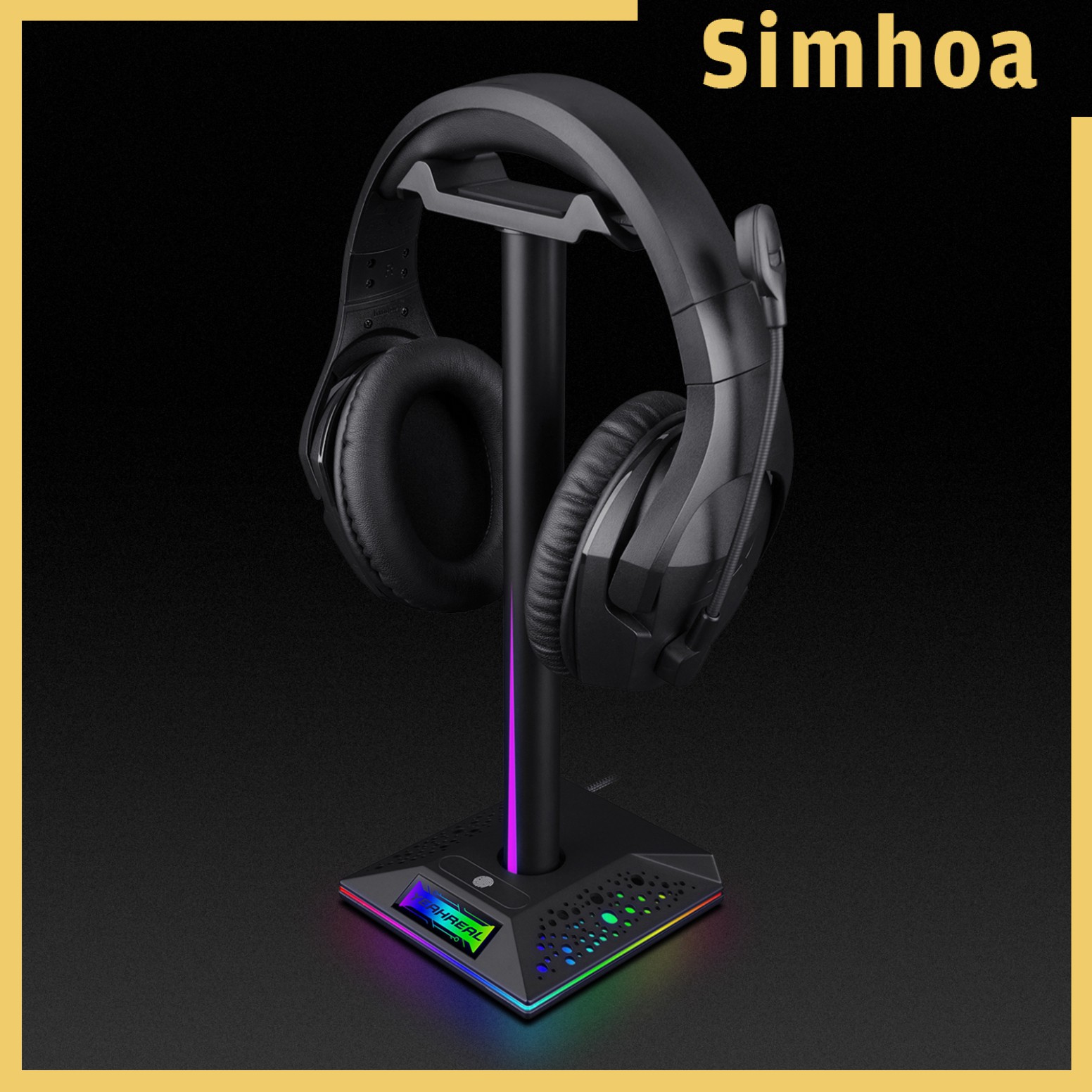 Simhoa Universal Rgb Light Earphone Headphone Headset Stand Hanger Holder Display Shopee Thailand