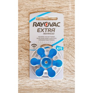 🦻🏻 ถ่านเครื่องช่วยฟัง RAYOVAC ถ่านเบอร์675 P675 ZA675 PR44 ของแท้💯% แพ็ค 6 ก้อน