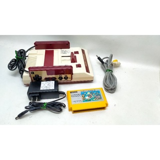 Famicom แท้ Japan ระบบ AV Custom ชุดไฟไทยพร้อมเล่นสายAVยาวๆต่อจอทีวีรุ่นใหม่ๆจอใหญ่ๆได้เลยตัวเครื่องขาวสวยสภาพดีสเปกเทพ