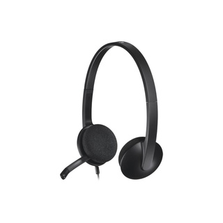 USB HEADSET BLACK-H340