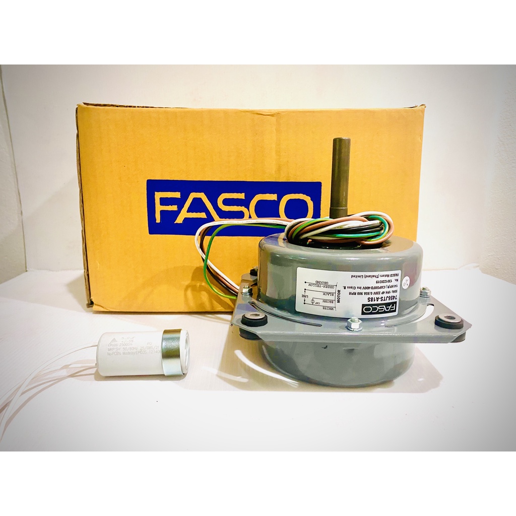 มอเตอร์คอยร้อน Fasco1/4 แบบมีปีก สำหรับงานแอร์