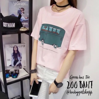 เสื้อยืด Green Bus งานเกาหลีพร้อมส่งค่ะ