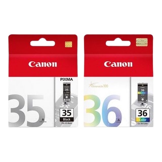 หมึกพิมพ์ Canon PGI-35 BK , CLI-36 CO Inkjet Cartridge  ของแท้