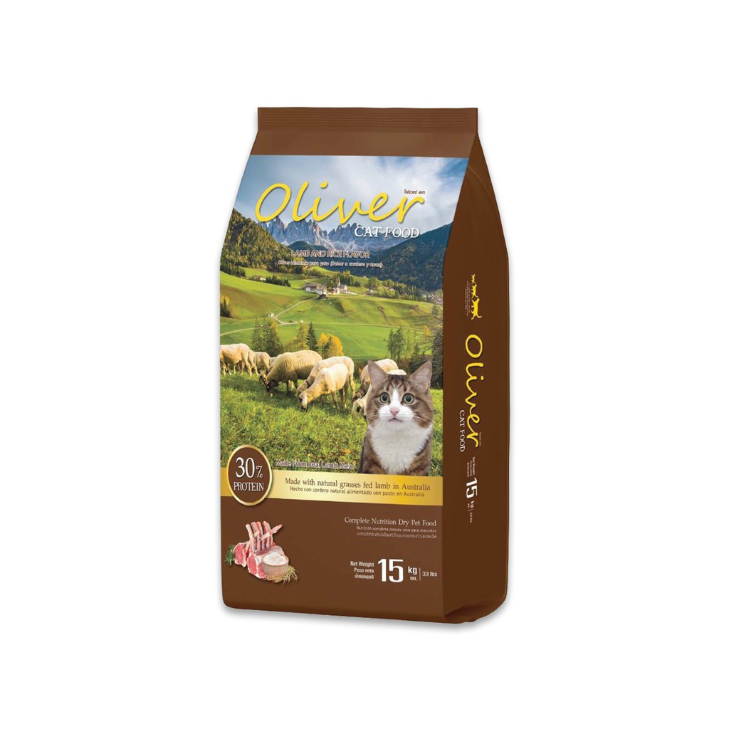 อาหารแมว Oliver Cat (โอลิเวอร์ แคท) 1kg.