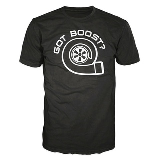 เสื้อยืดผ้าฝ้าย พร้อมส่ง เสื้อยืดลําลอง แขนสั้น พิมพ์ลาย Got Boost Turbo Car Auto Racing Drag Drift Race Mechanic หลากสี