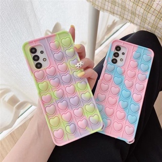 เคส-Phone Case For Samsung A72 A32 A71 A52 A12 A42 A02S A21S A31 A10 A30 A50 A70 A30 A20 A11 Pop Push It Bubble |HS