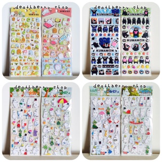สติ๊กเกอร์ Sumikko, Kumamon, Moomin