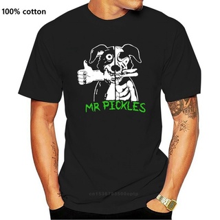 พร้อมส่ง เสื้อยืดแขนสั้น ผ้าฝ้าย 100% พิมพ์ลายตัวอักษร Mr Pickles หลากสี แฟชั่นฤดูร้อน สําหรับผู้ชายS-5XL