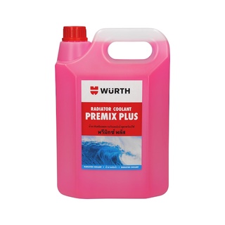 WURTH Coolant น้ำยาหล่อเย็น สารลดความร้อนรุ่นพลัส ขนาด 5 ลิตร