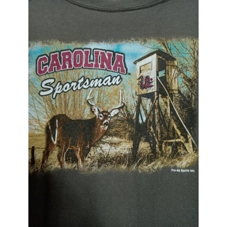 เสื้อยืด มือสอง CAROLINA SPORTSMAN XL อก 46