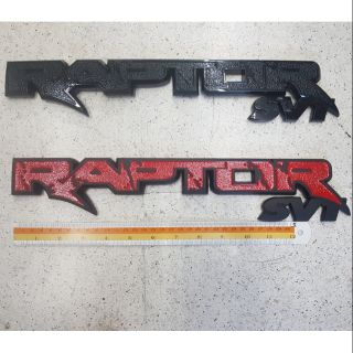 Logo Raptor SVT ของรถ Ford 37 x 7