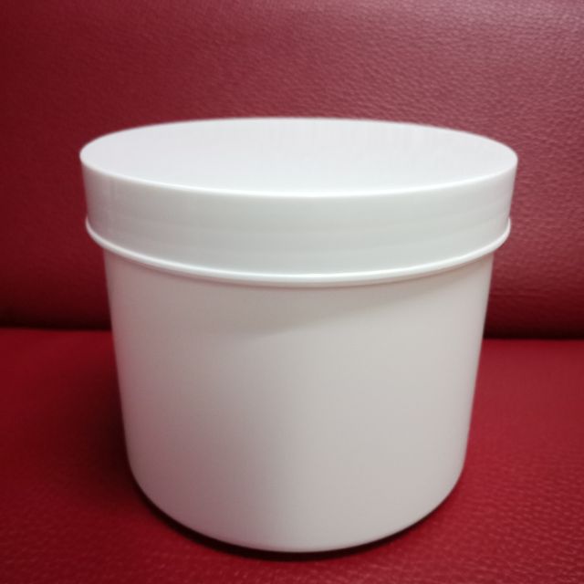 กระปุกพลาสติก 500 ml. (PP สีขาว) จำนวน 12 ใบ