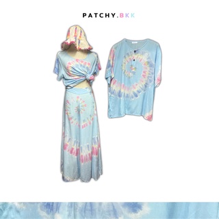 PATCHY.BKK-SET HAWAII ชุดคู่ ชุดเซท ชุดไปทะเล ชุดไปเที่ยว ชุดมัดย้อม