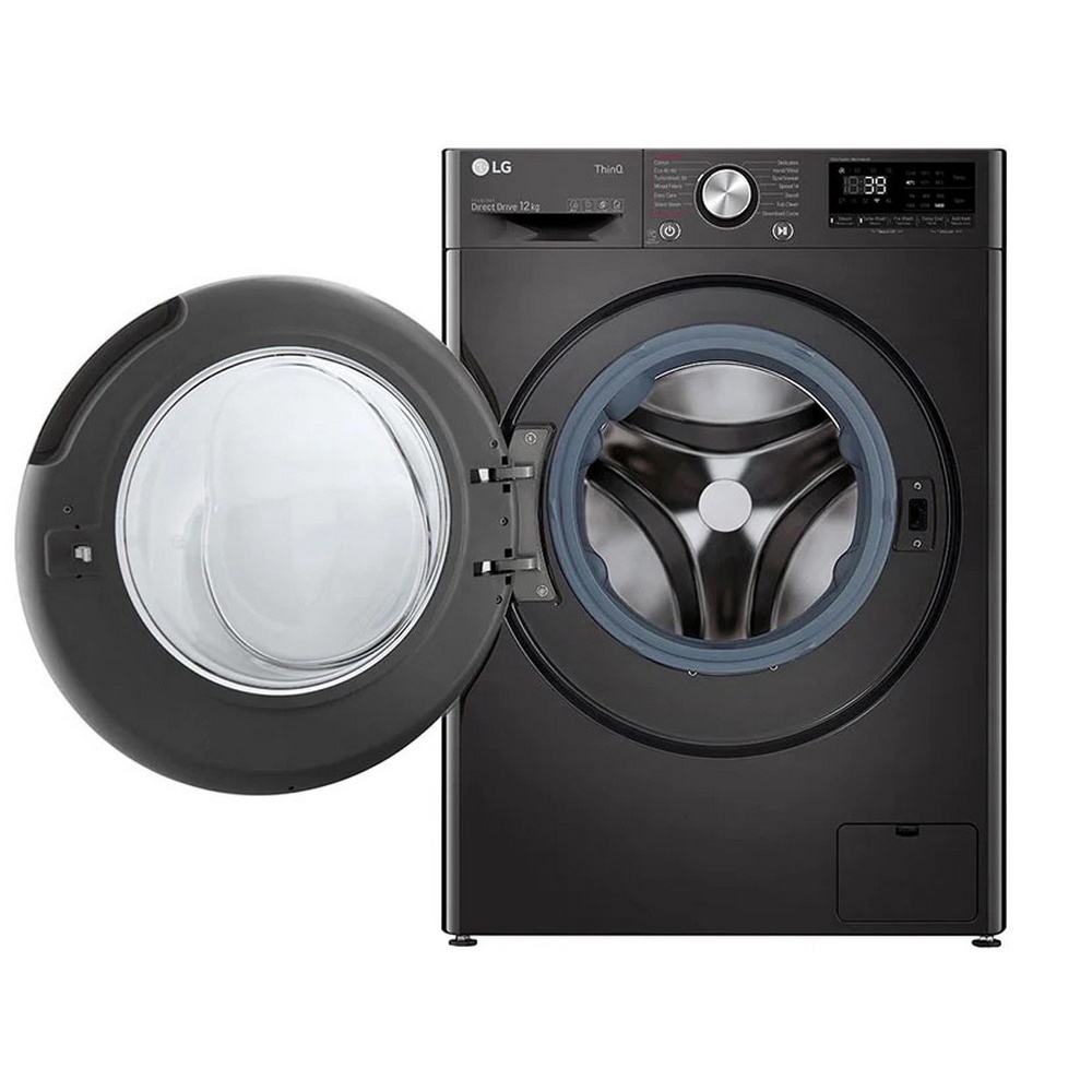 [ผ่อน0%] LG เครื่องซักผ้าฝาหน้า รุ่น FV1412S2B ความจุ12kg. Inverter (ชลบุรีส่งฟรี)