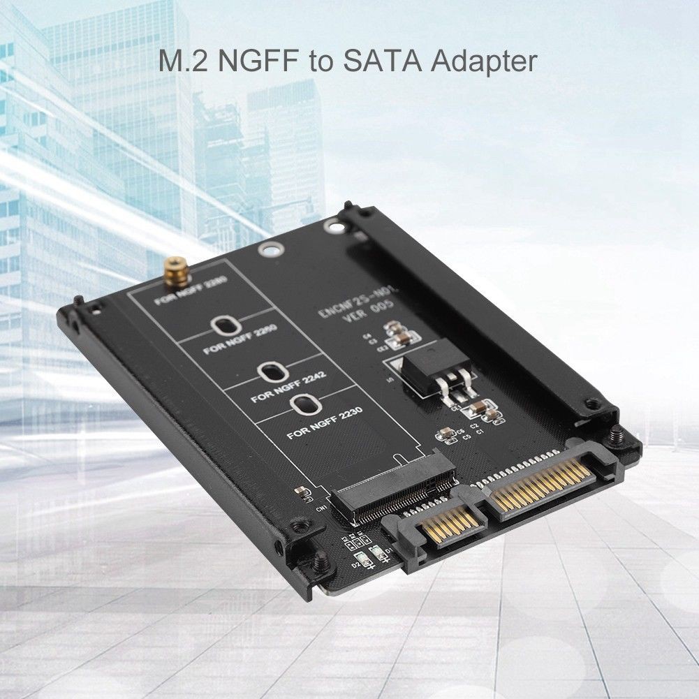 (สำหรับ m.2sataเท่านั้น ไม่รองรับNVME)M.2 SATA SSD to SATA 22Pin Adapter Card Converter For 2230