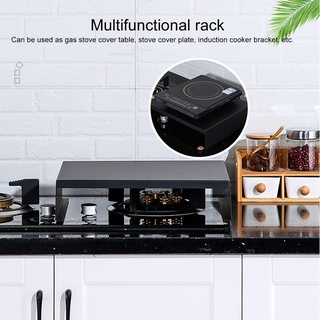 ⚡มีของพร้อมส่ง⚡Induction Cooker Rack Standing Bracket Countertop Rice Cooker Organizer Kitchen Tools Black