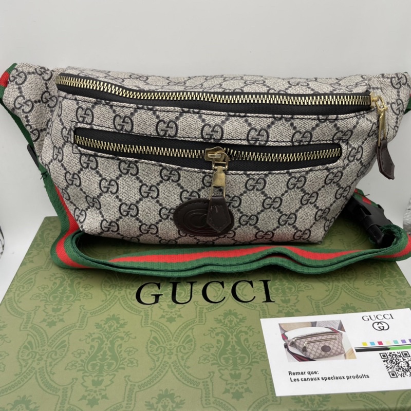 กระเป๋าคาดอก แฟชั่นลาย Gucci