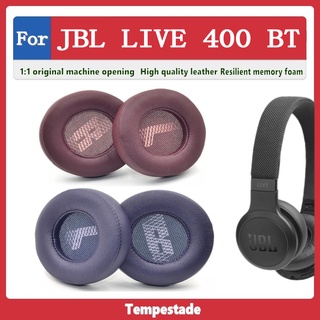 ฟองน้ําครอบหูฟัง แบบหนัง แบบเปลี่ยน สําหรับ JBL LIVE 400 400BT