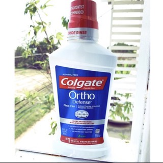 น้ำยาบ้วนปาก colgate ortho defense น้ำยาบ้วนปาก สำหรับจัดฟัน