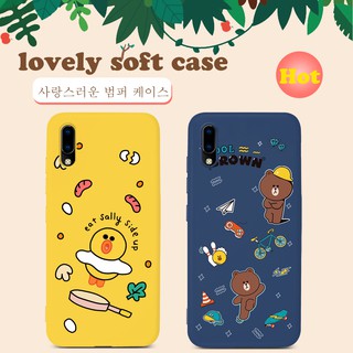 เคสมือถือสำหรับ Vivo S1 Pro V19 Y11 Y15 Y12 Y17 Y19 Y30 Y55 Y50 Y55S Y55L 2019 2020 V17 V15 Pro V11i Y91 Y91i Y91C Y93 Y95 Y5S Z3i Z5i Y85 Y89 V9 YOUTH Case หมี Lovely Soft Casing