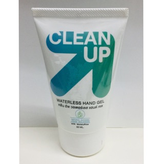 Clean up waterless Hand Gel   ทำความสะอาดมือโดยไม่ต้องล้าง ขนาด 50 ml