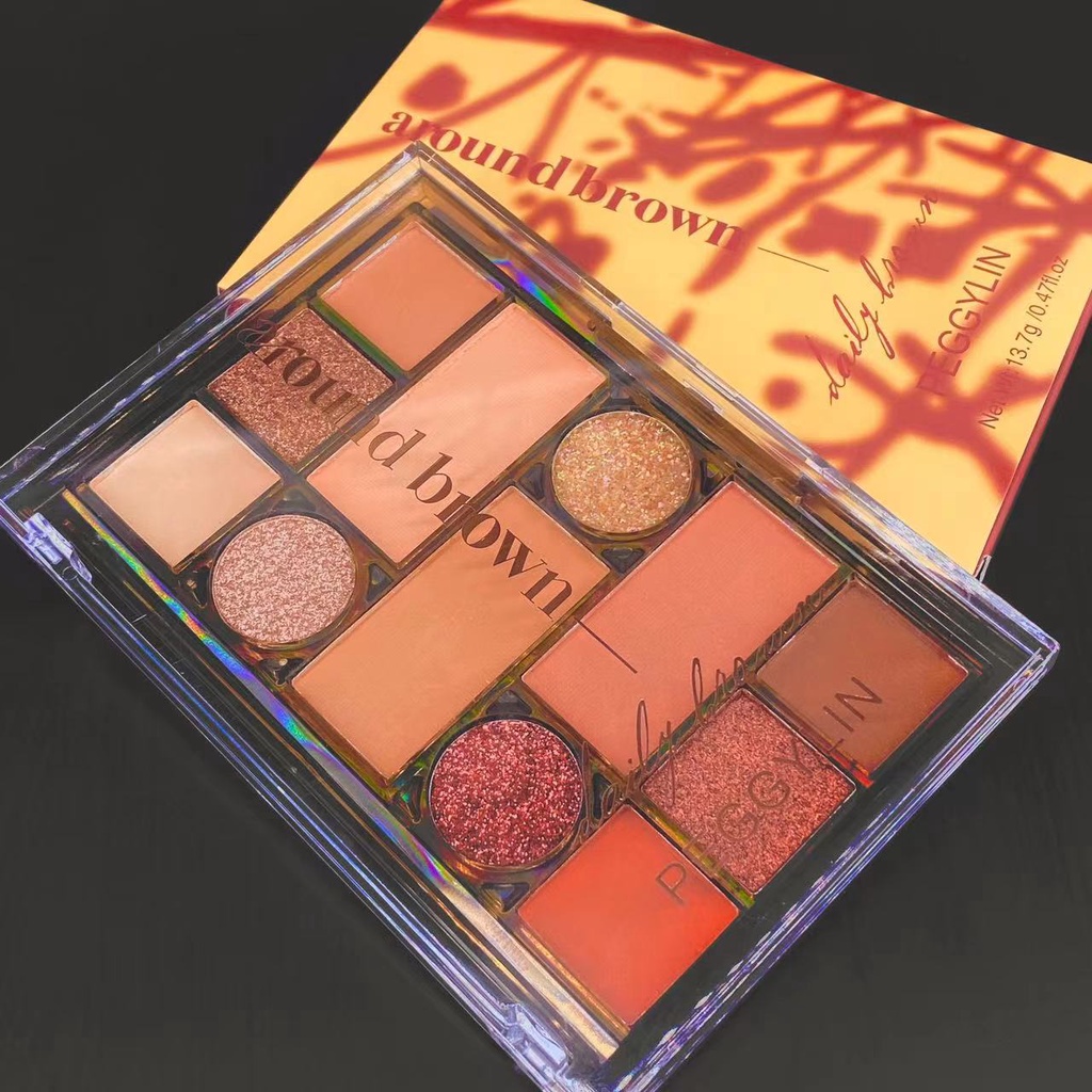 Kiss Mophy 207 พาเลทอายแชโดว์ 12 สี ทาตาเนื้อดินน้ำมัน ใยไหม แมทประกายชิมเมอร์ สีสวยมาก ติดทน กันน้ำกันเหงื่อ Eye Shadow