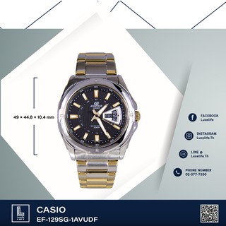 นาฬิกาข้อมือ casio รุ่น EF-129SG-1AVUDF