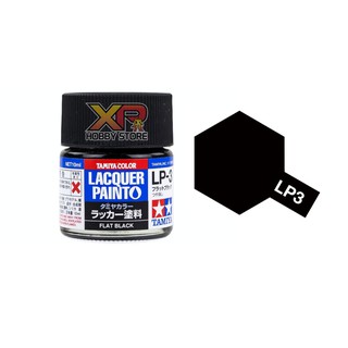 Tamiya Lacquer Paint LP-3 Flat Black