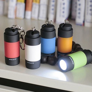 sunnyheart USB ชาร์จไฟแบบพกพาไฟฉาย LED ไฟฉายพวงกุญแจไฟฉายพกพา