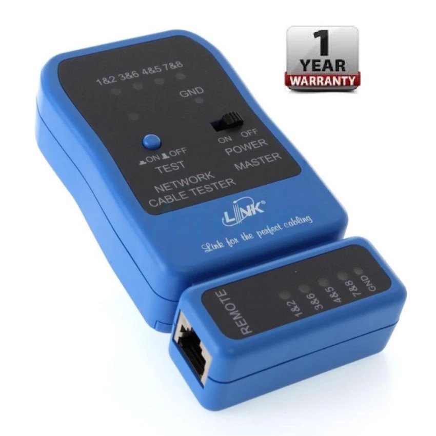 อุปกรณ์ทดสอบสัญญาณสาย Lan/สายโทรศัพท์ Cable Tester Link รุ่น Tx-1302  Original -1ปี | Shopee Thailand