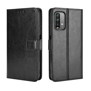 เคสสำ Xiaomi Poco M3 Case Leather Flip Back Cover Xiaomi Poco M3 PocoM3 เคสฝาพับ มือถือแล