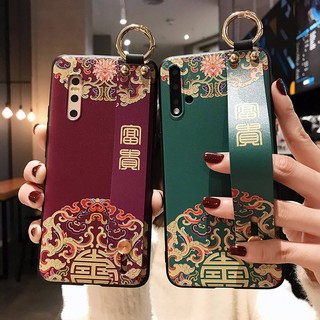 เคสโทรศัพท์มือถือ พร้อมสายคล้องมือ สไตล์เรโทร สําหรับ Samsung Galaxy note 8 9 10 plus lite note20 ultra s8 s9 s10 s20 plus s21 s22 s23 ultra s20fe s21fe