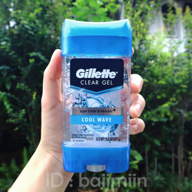 พร้อมส่ง!! ⭐Gillette Endurance Cool Wave Clear Gel 3.8 Oz ของแท้100%