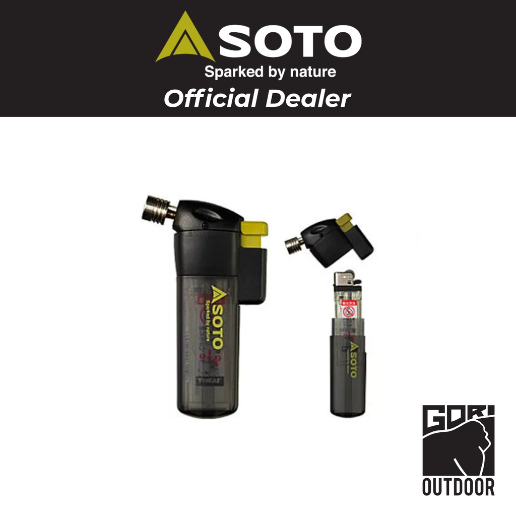 SOTO Pocket Torch w/Refillable Lighter (PT14SB RFL) Shopee Thailand