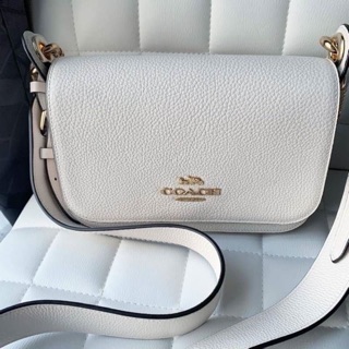 COACH SMALL JES MESSENGER สีขาว