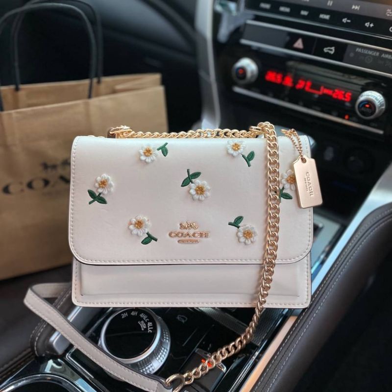 COACH C2858 KLARE CROSSBODY WITH DAISY EMBROIDERY Shopee Thailand