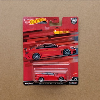 Hotwheels Deutschland Design รุ่น Mercedes Benz C63 AMG Coupe Black Series ล้อยาง