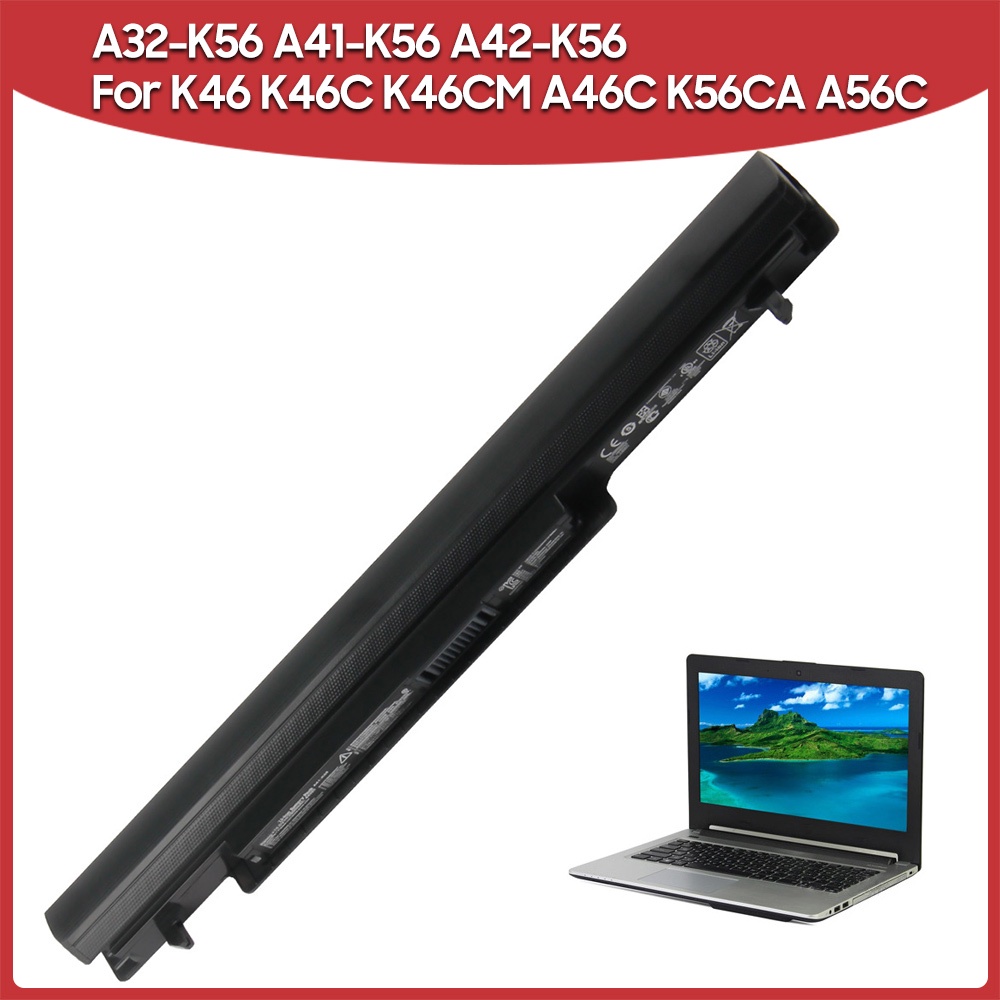 Original Replacement Battery For ASUS K46 K46C K46CA K46CM K56 K56CA K56CM S46C S56C R505CA A32-K56 