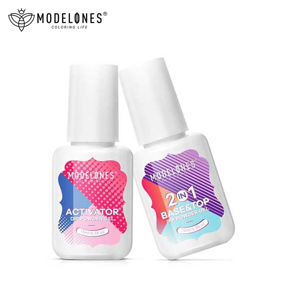 Modelones 2 In 1 ผงจุ่มเล็บเจล ติดทนนาน 15 มล - modelones.th - ThaiPick